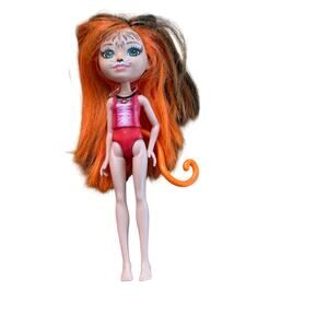 Mattel Enchantimals Tanzie Tiger Doll 6” Hair Orange Black